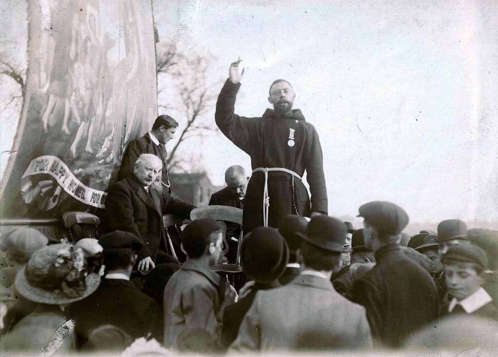 Fr. Aloysius Travers OFM Cap. at Father Mathew Park c.1910